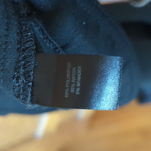 White House Black Market Black And Silver Embellished Motorcycle Jacket Size 10 - Picture 3 of 7